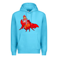 Ocean Blue The Little Mermaid Sebastian Costume Premium Hoodie - linhVisuals