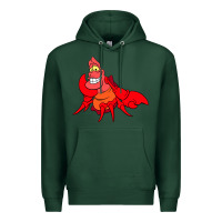 Sports Green The Little Mermaid Sebastian Costume Premium Hoodie - linhVisuals