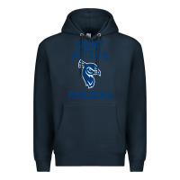 Navy #st peters peacocks Premium Hoodie - linhVisuals