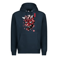 Navy darth oni Premium Hoodie - linhVisuals
