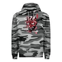 Slate Camo darth oni Premium Hoodie - linhVisuals