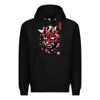 Black darth oni Premium Hoodie - linhVisuals
