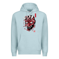 Blue Mist darth oni Premium Hoodie - linhVisuals