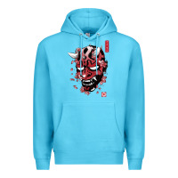 Ocean Blue darth oni Premium Hoodie - linhVisuals