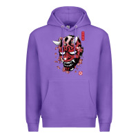 Purple darth oni Premium Hoodie - linhVisuals
