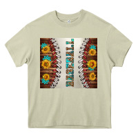 Mossy baseball with sunflower and gemstone tumbler Heavy Core Tee - BundleAndBundleShop