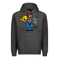 Charcoal Heather al roker Premium Hoodie - linhVisuals