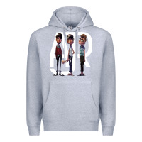 Heather Grey ajr [tb] Premium Hoodie - linhVisuals