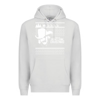 Dove Grey alan jackson ugly christmas [tb] Premium Hoodie - linhVisuals
