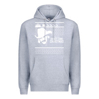 Heather Grey alan jackson ugly christmas [tb] Premium Hoodie - linhVisuals
