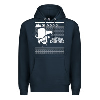 Navy alan jackson ugly christmas [tb] Premium Hoodie - linhVisuals