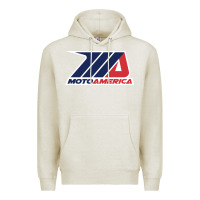Oatmeal Heather motoamerica Premium Hoodie - linhVisuals