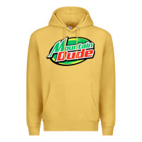 Antique Gold #mountain dude Premium Hoodie - linhVisuals