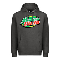 Charcoal Heather #mountain dude Premium Hoodie - linhVisuals