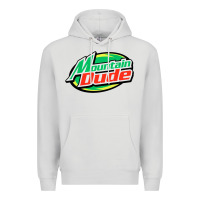 Dove Grey #mountain dude Premium Hoodie - linhVisuals