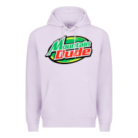 Lilac #mountain dude Premium Hoodie - linhVisuals