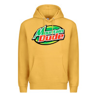 Mustard #mountain dude Premium Hoodie - linhVisuals