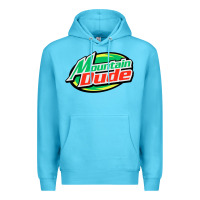 Ocean Blue #mountain dude Premium Hoodie - linhVisuals