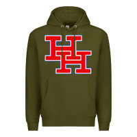 Army Green herbert hoover high school (west virginia) Premium Hoodie - linhVisuals