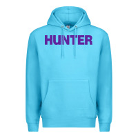 Ocean Blue hunter college high school Premium Hoodie - linhVisuals