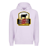 Lilac angus beef Premium Hoodie - linhVisuals
