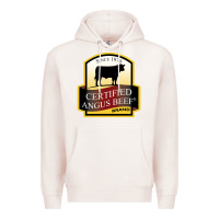 Pale Pink angus beef Premium Hoodie - linhVisuals