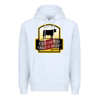 White angus beef Premium Hoodie - linhVisuals