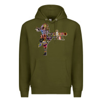 Army Green Jethro Tull Premium Hoodie - linhVisuals