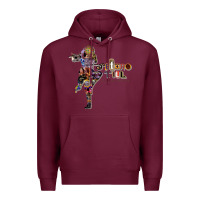 Burgundy Jethro Tull Premium Hoodie - linhVisuals