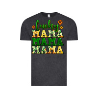 Vintage Black lucky mama mama mama  St. Patrick's Vintage Tee - LillyAllenDesigns