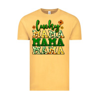 Vintage Mustard lucky mama mama mama  St. Patrick's Vintage Tee - LillyAllenDesigns