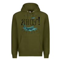 Army Green Punch Brothers Premium Hoodie - linhVisuals