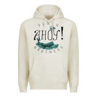 Oatmeal Heather Punch Brothers Premium Hoodie - linhVisuals