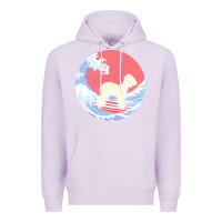 Lilac bedlington terrier t  shirt bedlington terrier gifts   ocean waves sur Premium Hoodie - linhVisuals