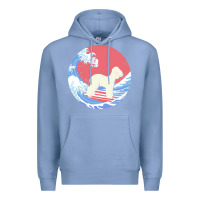 Colony Blue bedlington terrier t  shirt bedlington terrier gifts   ocean waves sur Premium Hoodie - linhVisuals