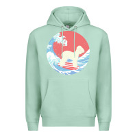 Seafoam bedlington terrier t  shirt bedlington terrier gifts   ocean waves sur Premium Hoodie - linhVisuals
