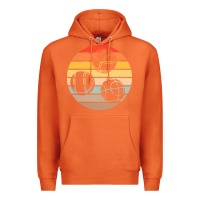 Carrot bocce ball t  shirt bocce ball silhouette on a distressed retro sunset Premium Hoodie - linhVisuals