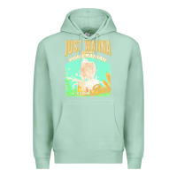 Seafoam pommeranian t  shirt dog owner, just wanna pet my pommeranian & drink Premium Hoodie - linhVisuals