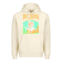 Sandshell pommeranian t  shirt dog owner, just wanna pet my pommeranian & drink Premium Hoodie - linhVisuals