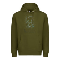 Army Green s.n.o.o.p.y stars Premium Hoodie - linhVisuals