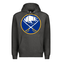 Charcoal Heather the-buffalo-sabres-pen Premium Hoodie - linhVisuals