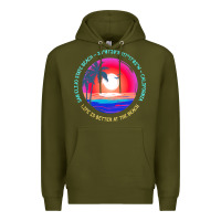 Army Green san elijo state beach t  shirt san elijo state beach, encinitas, calif Premium Hoodie - linhVisuals