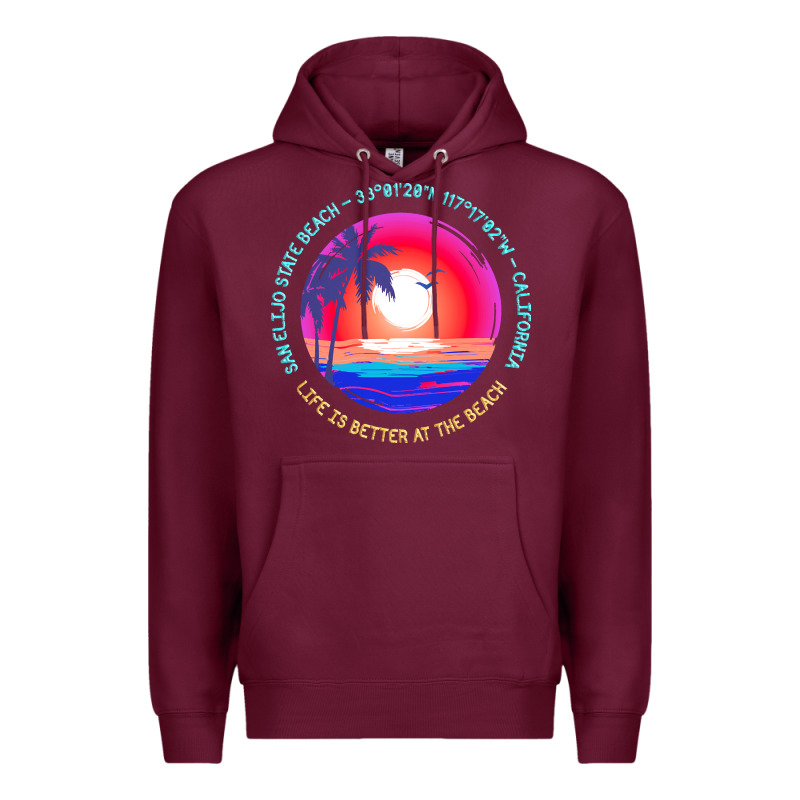 San Elijo State Beach T  Shirt San Elijo State Beach, Encinitas, Calif Premium Hoodie by linhVisuals | Teevron