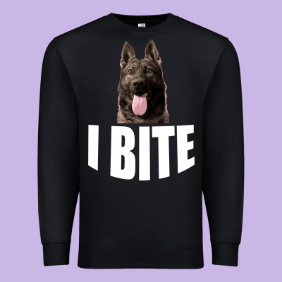 I Bite Premium Sweatshirt Designed By Bettercallsaul