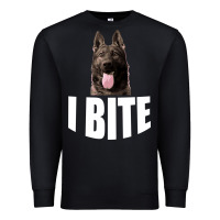 Black I Bite Premium Sweatshirt - Bettercallsaul