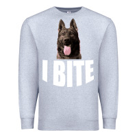 Heather Grey I Bite Premium Sweatshirt - Bettercallsaul
