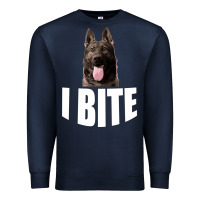 Navy I Bite Premium Sweatshirt - Bettercallsaul