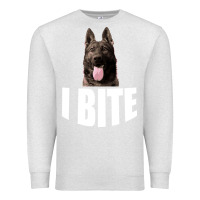 Oatmeal Heather I Bite Premium Sweatshirt - Bettercallsaul