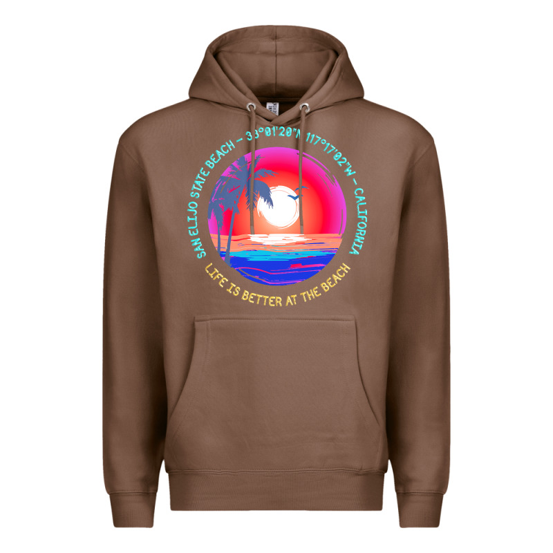 San Elijo State Beach T  Shirt San Elijo State Beach, Encinitas, Calif Premium Hoodie by linhVisuals | Teevron