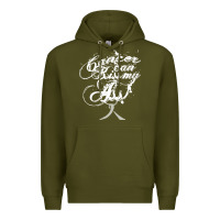 Army Green brain cancer t  shirt cancer can kiss my ass! brain ( gray ribbon) t Premium Hoodie - linhVisuals